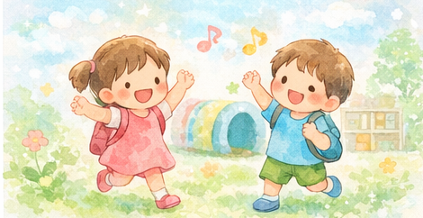 放課後等デイサービスのイラスト